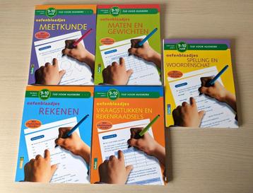 Oefenboekjes kinderen 9-10 jaar beschikbaar voor biedingen