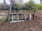 gegalvanisserde metserstelling / steiger met randbeveiliging, Ophalen, Gebruikt, Gevelsteiger, 5 meter of hoger