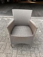 Set van 6 bruine wicker tuinstoelen, Tuin en Terras, Tuinstoelen, Ophalen, Gebruikt, Wicker