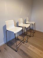 3 chaises hautes de bar IKEA, Ophalen, Gebruikt, Met voetsteun, 60 tot 90 cm