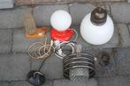 4 x vintage nachtlamp / hanglamp / bureaulamp jaren 60, Antiek en Kunst, Antiek | Verlichting, Ophalen of Verzenden