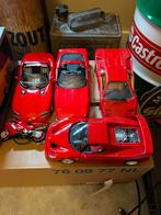 Lotje 1/18  ferrari dodge corvette lamborgini en honda, Ophalen, Zo goed als nieuw