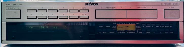 Tuner Revox B260 avec RDS, Audio, Tv en Foto, Tuners, Zo goed als nieuw