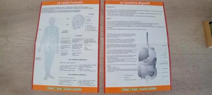 Documentatiebladen voor het menselijk lichaam, Boeken, Wetenschap, Nieuw, Natuurwetenschap, Ophalen of Verzenden