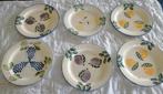 6 borden merk Poole Pottery England Dorset fruit, Antiek en Kunst, Ophalen of Verzenden