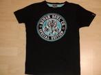 zwart T-shirt met tijger Rough Soul Co. 152, Jongen of Meisje, Ophalen of Verzenden, Zo goed als nieuw, Shirt of Longsleeve