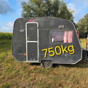 Caravan 750kg motocross aanhangwagen trailer motoren remork  beschikbaar voor biedingen