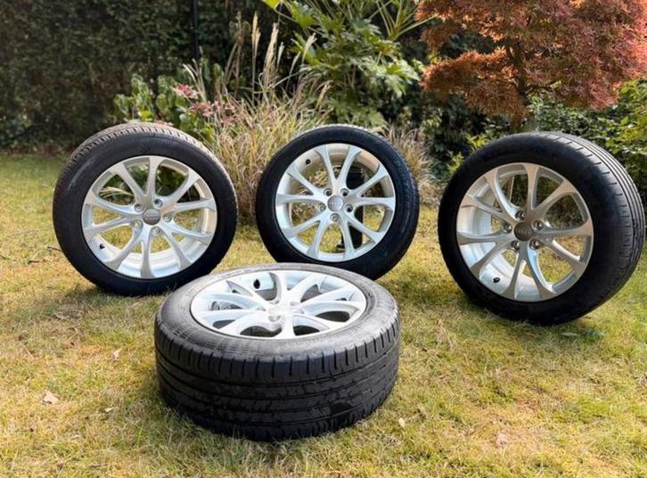 Origine Audi velgen 17” |5x112| Topstaat met goede banden, Auto-onderdelen, Banden en Velgen, Ophalen