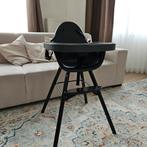 Zwarte Childhome Evolu eetstoel, Kinderen en Baby's, Kinderstoelen, Ophalen, Zo goed als nieuw, Overige typen, Gordel(s)