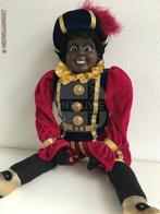 Authentieke V&D etalage zwarte Piet pop - 60cm, bordeauxrood, Envoi