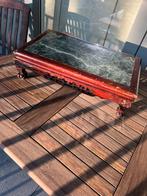 Bonsai tafel  ! Zeer oude Japanse met groen marmer, Tuin en Terras, Ophalen