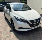 Nissan Leaf elektrisch 62 kw 218 pk 2021 bj, Auto's, Nissan, Stof, Adaptieve lichten, Wit, Berline