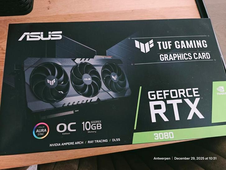 ASUS TUF Gaming RTX 3080 OC 10GB, Computers en Software, Videokaarten, Gebruikt, Ophalen