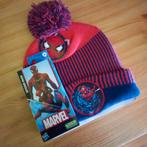 Spiderman muts + actiefiguur, Kinderen en Baby's, Kinderkleding | Mutsen, Sjaals en Handschoenen, Ophalen, Zo goed als nieuw, Jongen