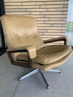 King lounge fauteuil van André Vandenbeuck voor Strässle, Metaal, 75 tot 100 cm, Gebruikt, 75 tot 100 cm