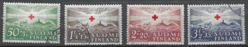 Finland 1939 - Yvert 209-211 - Rode Kruis - 75 jaar (ST), Timbres & Monnaies, Timbres | Europe | Scandinavie, Affranchi, Finlande