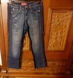 -24-  jeans femme t.40 bleu - relood -, Gedragen, Blauw, W30 - W32 (confectie 38/40), Relood