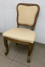 2 mooie stoelen, hout met beige bekleding, Ophalen