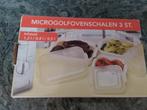 Microgolfovenschalen met deksel, Ophalen, Zo goed als nieuw