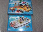 Playmobil Familieboot en vakantie eiland. (3 sets), Ophalen of Verzenden, Zo goed als nieuw, Complete set