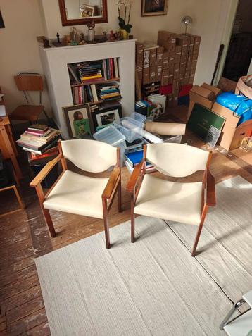 Vintage Lübke eetkamerstoelen , set van 2 beschikbaar voor biedingen
