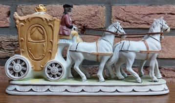 Vintage - Koetsbeeld - Biscuit - In uitstekende staat - € 85 beschikbaar voor biedingen