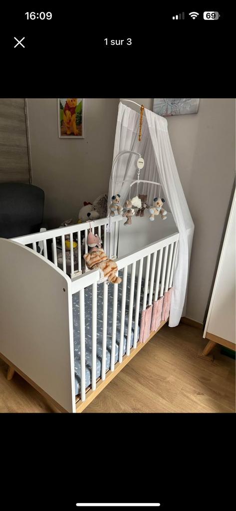 Lit cage bébé Vertbaudet, Kinderen en Baby's, Babywiegjes en Ledikanten, Ledikant