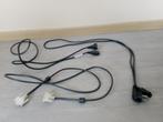 2 netstroomkabels PC + 1 scart-kabel, Comme neuf, Enlèvement ou Envoi