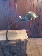 klemlamp legergroen, Huis en Inrichting, Lampen | Overige, Gebruikt, Vintage, Ophalen of Verzenden