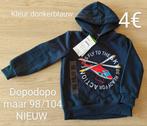 Hoodie jongen Dopodopo Nieuw - maat 98/104, Kinderen en Baby's, Kinderkleding | Maat 98, Nieuw, Jongen, Trui of Vest, Ophalen of Verzenden