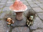 2 trollen met paddenstoel, Verzamelen, Ophalen of Verzenden, Zo goed als nieuw