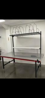 Werktafel verstelbaar  in hoogte  ,  inox blad, Doe-het-zelf en Bouw, Ophalen