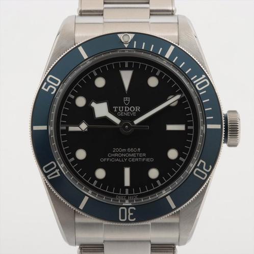 Tudor Black Bay Blue volledige set, Handtassen en Accessoires, Horloges | Heren, Gebruikt, Polshorloge, Overige merken, Staal