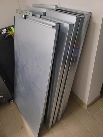 Stalen rek 200x100x60cm beschikbaar voor biedingen