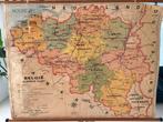Oude schoolkaart België, Boeken, Atlassen en Landkaarten, Ophalen, België, Landkaart