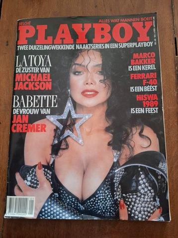 PLAYBOY LATOYA JACKSON EDITIE MAART 1989 beschikbaar voor biedingen