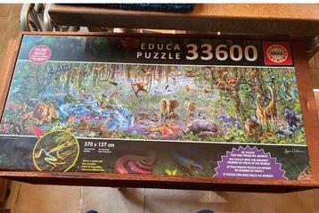 Legpuzzel 33600 stukjes, Hobby en Vrije tijd, Ophalen, Zo goed als nieuw, Legpuzzel