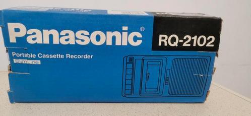 Panasonic RQ-2102 Slim Line Vintage Portable Cassette Record, TV, Hi-fi & Vidéo, TV, Hi-fi & Vidéo Autre, Neuf, Enlèvement ou Envoi