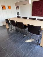 lederen eetkamerstoelen, Huis en Inrichting, Stoelen, Ophalen, Bruin, Moderen, Leer