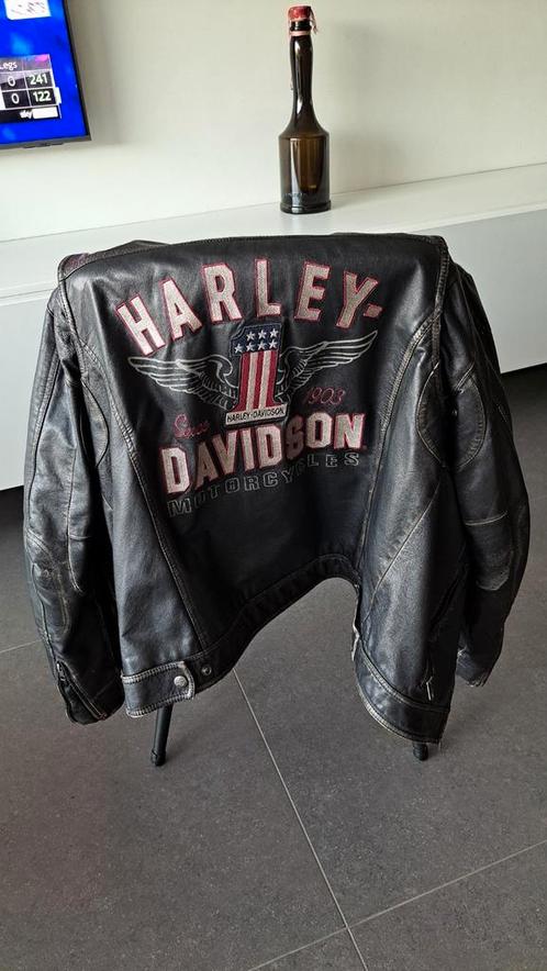 Leren jas harley Davidson, Motoren, Kleding | Motorkleding, Ophalen of Verzenden