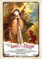 Vintage metalen bord The Lord of the Rings 1978 (20x30cm), Ophalen of Verzenden, Nieuw