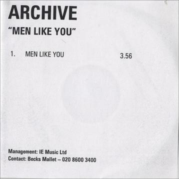 ARCHIVE - MEN LIKE YOU - RARE UK PROMO CD SINGLE, CD & DVD, 1 single, Envoi, Comme neuf, Autres genres