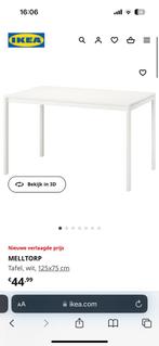 IKEA bureel of eettafel wit perfecte staat, Maison & Meubles, Comme neuf, Enlèvement