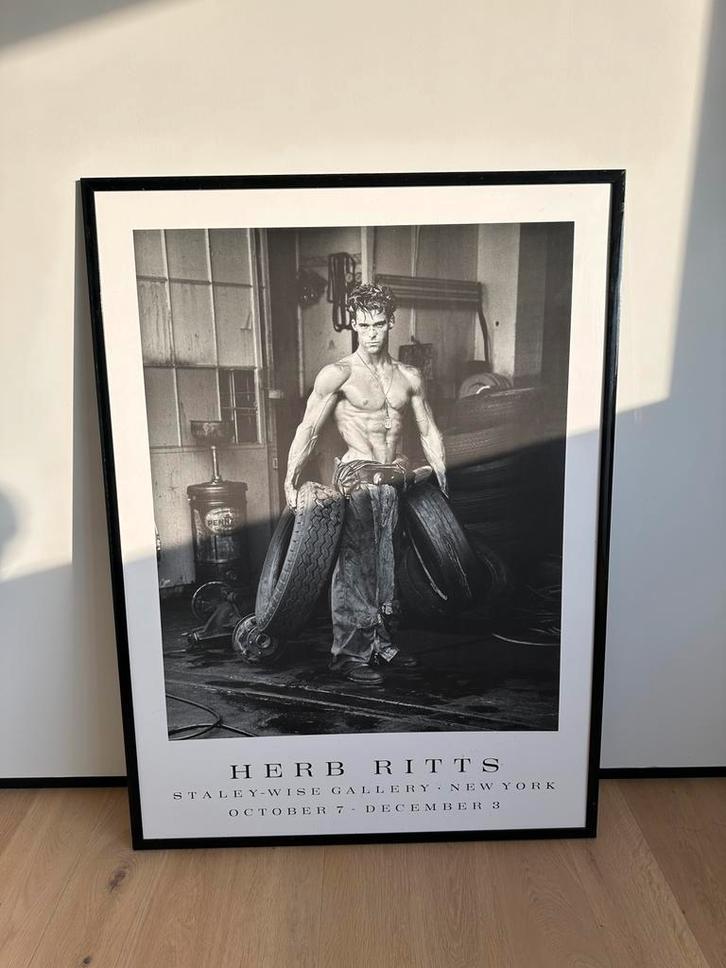 Herb Ritts fotografieposter, Antiek en Kunst, Kunst | Tekeningen en Fotografie, Ophalen