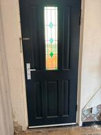Buitendeur in goede staat mat glas in lood, Doe-het-zelf en Bouw, Ophalen, Zo goed als nieuw, Glas, Buitendeur