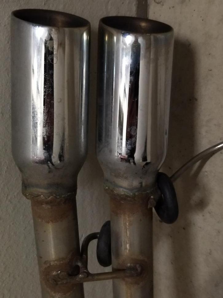 Sportuitlaat inox Mercedes W126, Auto-onderdelen, Uitlaatsystemen, Mercedes-Benz, Gebruikt, Ophalen