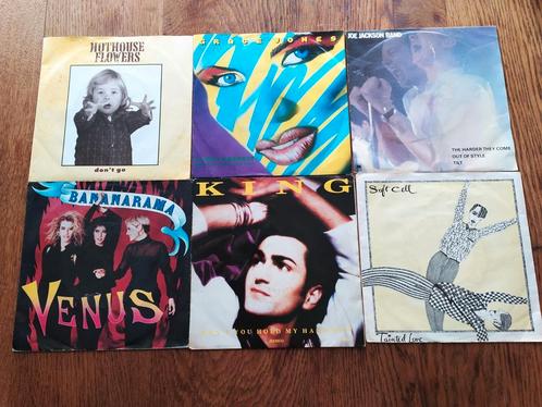 Lot de singles en vinyle New Wave, CD & DVD, Vinyles Singles, Utilisé, Single, Pop, 7 pouces, Enlèvement ou Envoi