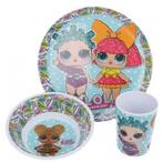 LOL Surprise Kinderservies - Melamine - VAN 9,95 VOOR 7,50, Kinderen en Baby's, Nieuw, Ophalen of Verzenden