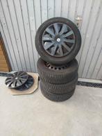 Winterbanden 185/65R + stalen velg 4x100 5.5J, Auto-onderdelen, Ophalen, Gebruikt, 15 inch, Banden en Velgen