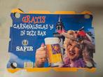 Kartonnetje van op bierbak safir, Ophalen